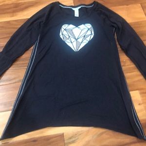 Lululemon (Ivivva) black long sleeve top